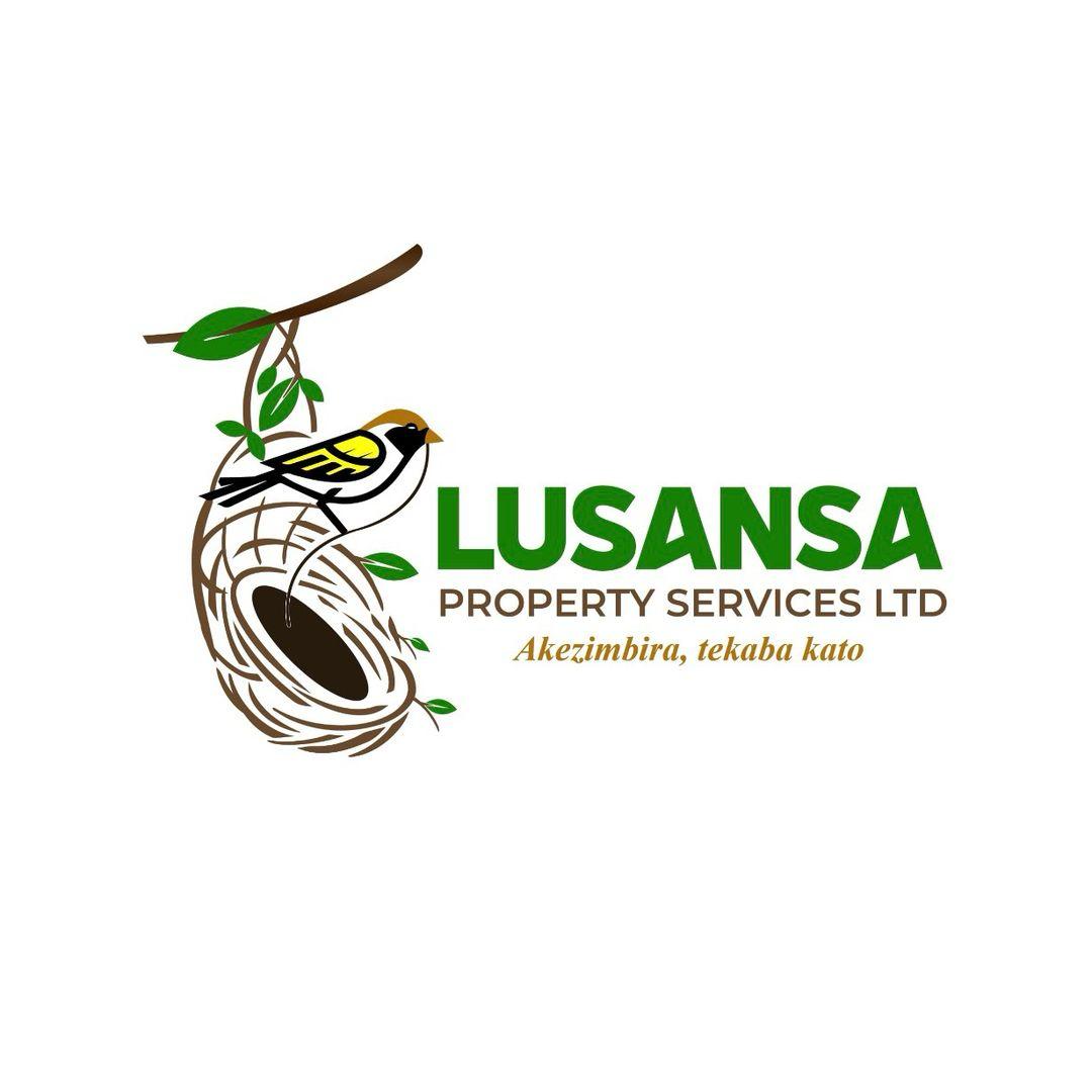 Lusansa Property Services logo, a weaver bird building its nest
